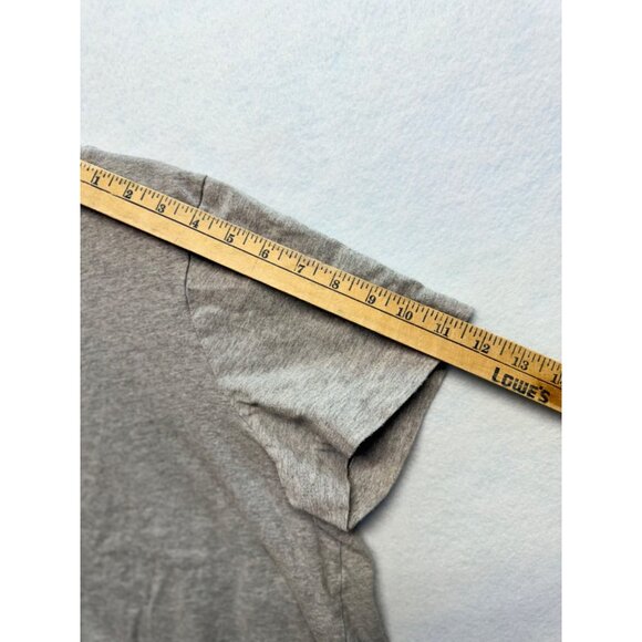 Who What Wear Short Sleeve Elastic Waist Cropped Top Tee Shirt Gray Size XXL - Picture 6 of 8